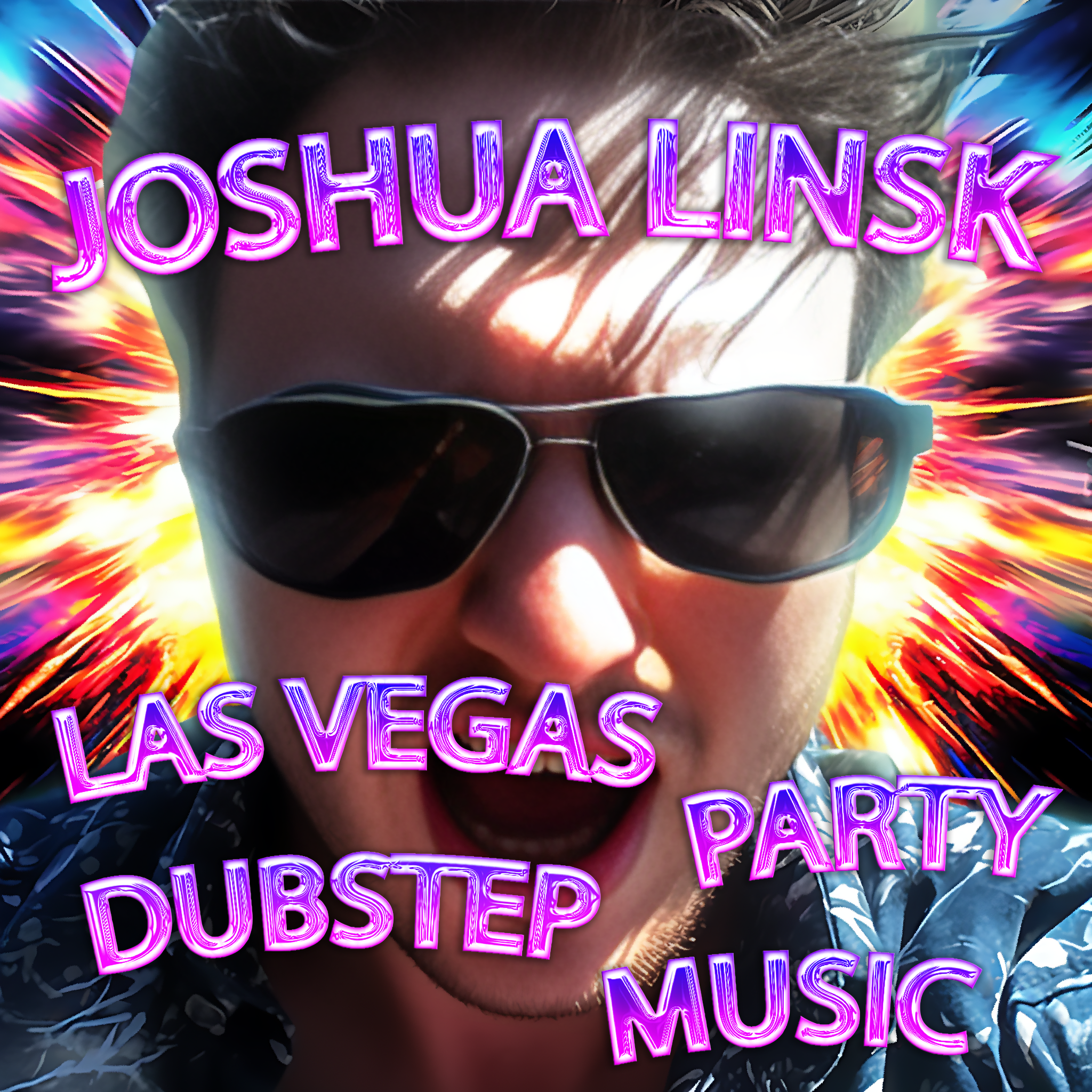 Joshua Linsk Las Vegas Party Dubstep Music Cover Design